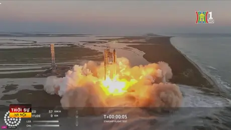 SpaceX phóng tàu vũ trụ Starship 5