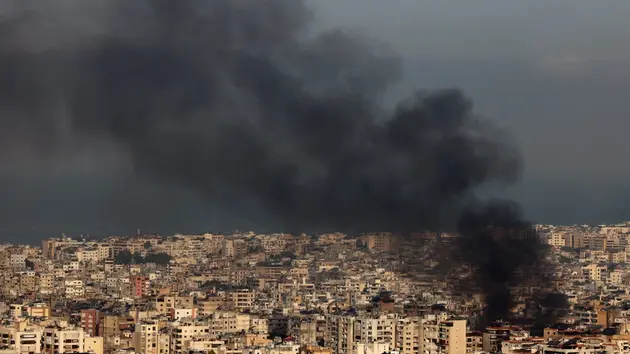 Israel tấn công vùng ngoại ô phía Nam Beirut, Liban