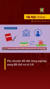 Biểu phí chuyển đổi đất nông nghiệp sang thổ cư từ 1/8