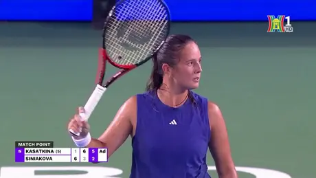 Kasatkina vào tứ kết quần vợt nữ Ninh Ba mở rộng 2024