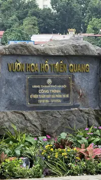 Khánh thành vườn hoa hồ Thiền Quang