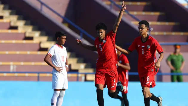 U17 Yemen hủy diệt U17 Myanmar, tạm thời dẫn đầu bảng đấu