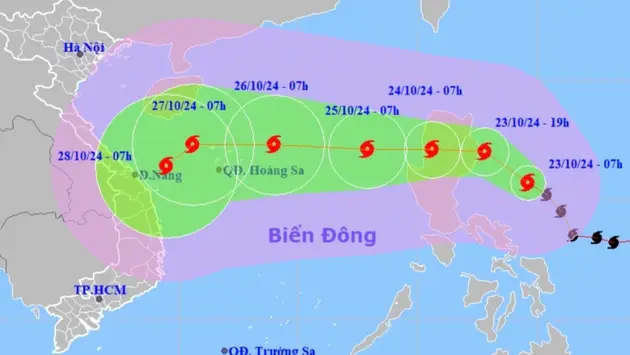 TP.HCM gấp rút chuẩn bị phương án ứng phó bão Trà Mi