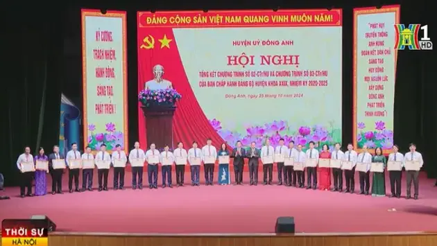 Huyện Đông Anh hoàn thành 3/6 chỉ tiêu Chương trình 02