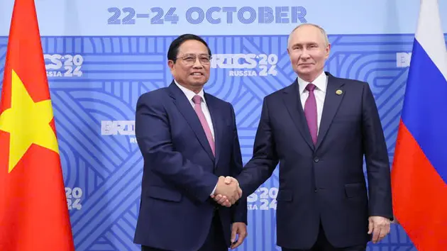 Thủ tướng Phạm Minh Chính hội đàm với Tổng thống Nga Vladimir Putin