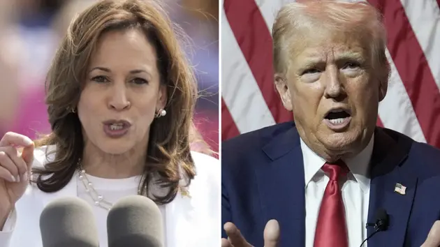 Ông Trump và bà Harris có tỷ lệ ủng hộ ngang bằng