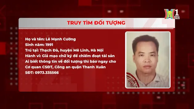 Truy tìm đối tượng giả mạo chữ ký chiếm đoạt tài sản