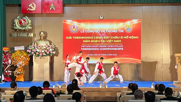 Bộ Công an đăng cai Giải Taekwondo Cảnh sát châu Á