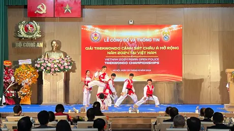 Bộ Công an đăng cai Giải Taekwondo Cảnh sát châu Á