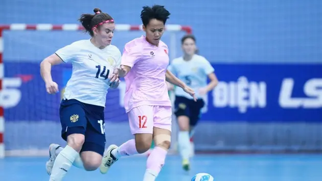 Giao hữu quốc tế: Futsal nữ Việt Nam gặp Futsal nữ Nga