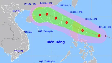 Bão số 7 suy yếu, Biển Đông chuẩn bị đón bão số 8