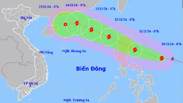 Bão số 7 suy yếu, Biển Đông chuẩn bị đón bão số 8