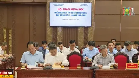 Hội thảo khoa học về Luật Thủ đô