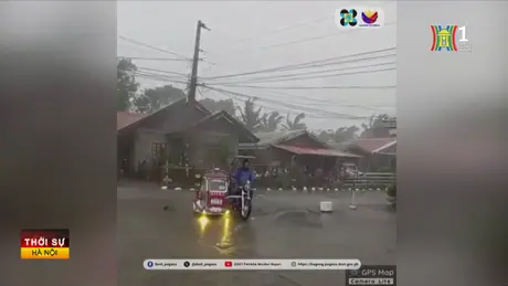 Bão Usagi gây mưa to, gió mạnh tại Philippines