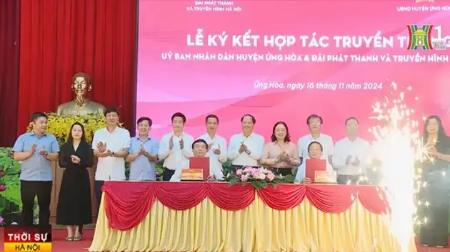 Đài Hà Nội và huyện Ứng Hòa đẩy mạnh hợp tác tuyên truyền