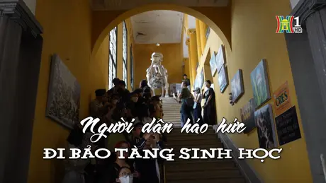 Người dân háo hức đi Bảo tàng Sinh học | Nhịp sống Hà Nội | 18/11/2024