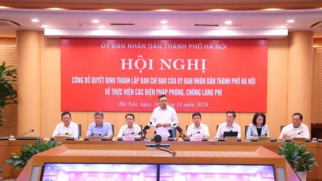 Hà Nội thành lập Ban chỉ đạo về phòng chống lãng phí