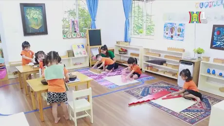 Phát triển giáo dục toàn diện với phương pháp Montessori