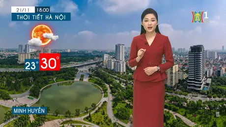 Dự báo thời tiết tối | 21/11/2024