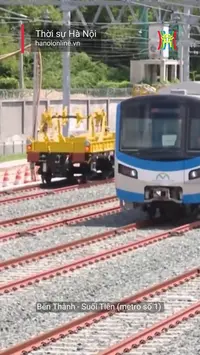 TP.HCM: Metro số 1 chạy chính thức ngày 22/12