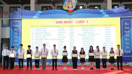 Hơn 500 học sinh đoạt giải kỳ thi học sinh giỏi