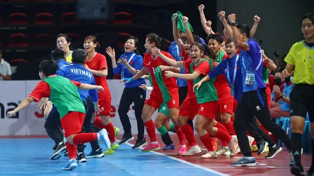 ĐT Futsal nữ Việt Nam vô địch Đông Nam Á