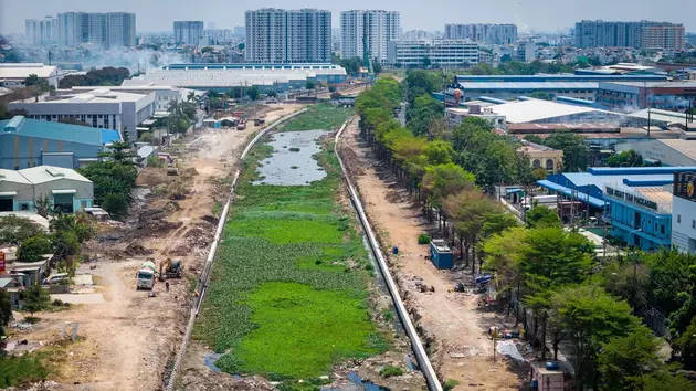 TPHCM tăng tốc dự án kênh Tham Lương - Bến Cát