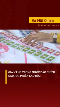 Giá vàng trong nước đảo chiều tăng sau hai phiên lao dốc