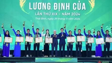 36 thanh niên nông thôn nhận Giải thưởng Lương Định Của