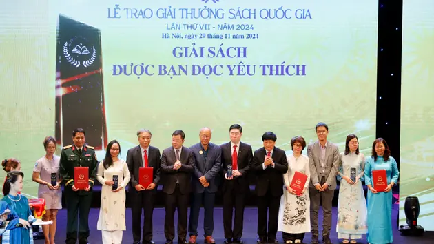  58 bộ sách được trao Giải thưởng Sách Quốc gia