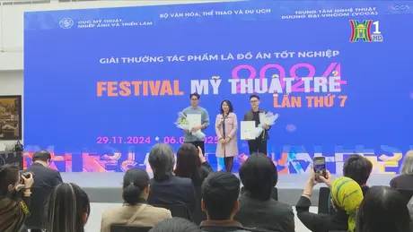 Nhiều dấu ấn tại Festival Mỹ thuật trẻ 2024