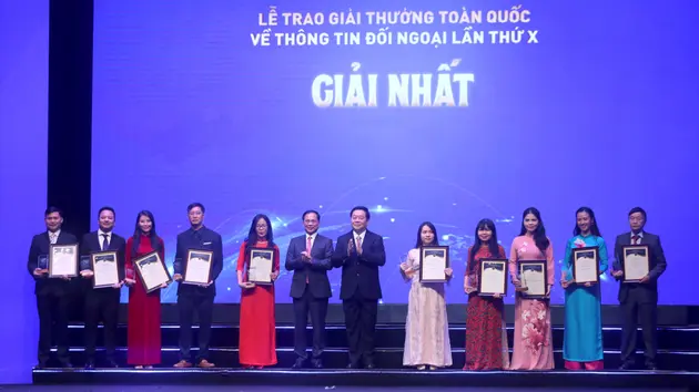 Trao Giải thưởng toàn quốc về thông tin đối ngoại