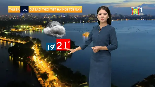 Dự báo thời tiết chiều | 06/12/2024