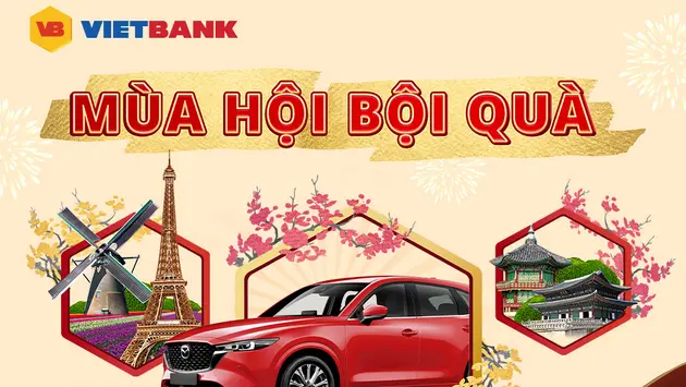 ‘Mưa’ quà tặng hơn 3 tỷ đồng dành cho khách hàng Vietbank