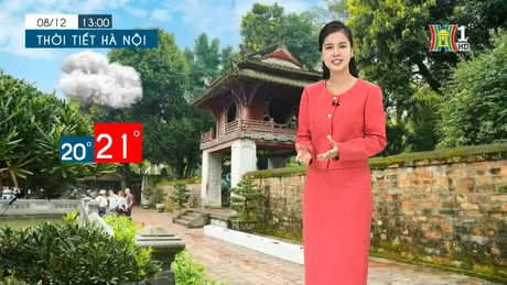 Dự báo thời tiết tối | 08/12/2024