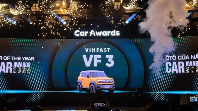 VinFast VF3 đạt giải Ô tô của năm 2024 