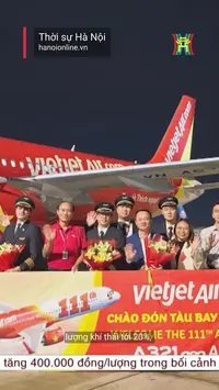 Vietjet Air nhận tàu bay đưa vào khai thác cao điểm Tết