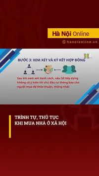 Trình tự, thủ tục khi mua nhà ở xã hội