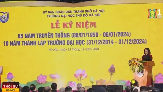 Trường Đại học Thủ đô nhận Bằng khen của Thủ tướng