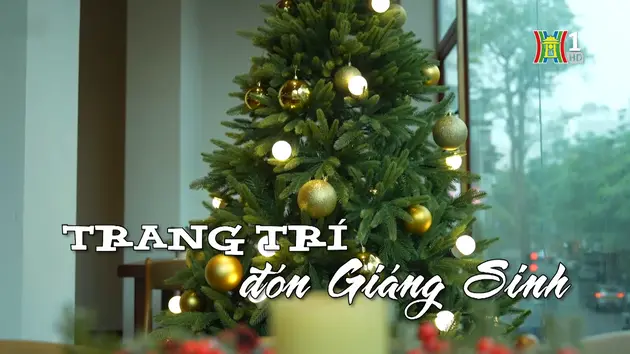 Trang trí đón Giáng sinh | Nhịp sống Hà Nội | 14/12/2024