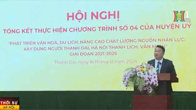 Thanh Oai phát triển văn hóa, nâng cao chất lượng nguồn nhân lực