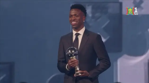 Vinicius Junior xuất sắc giành giải thưởng FIFA The Best 2024