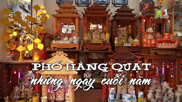 Phố Hàng Quạt những ngày cuối năm | Nhịp sống Hà Nội | 23/12/2024