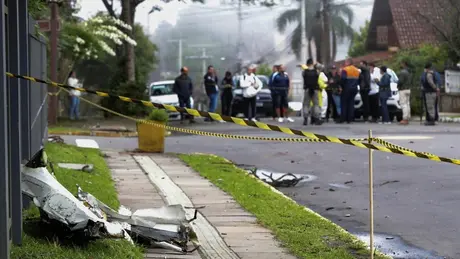 Brazil: Máy bay rơi làm cả gia đình 10 người thiệt mạng