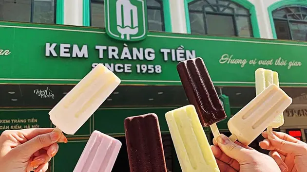 Kem Tràng Tiền nổi tiếng