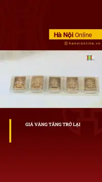 Giá vàng tăng trở lại