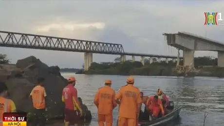 Sập cầu tại Brazil, hai người tử vong