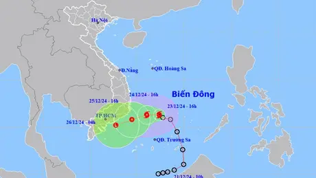 Bão Pabuk vào vùng biển Phú Yên đến Bà Rịa-Vũng Tàu