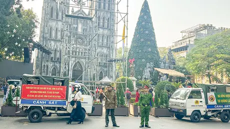 Triển khai phương án đảm bảo an ninh trật tự đêm Noel