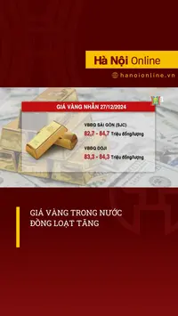 Giá vàng trong nước đồng loạt tăng